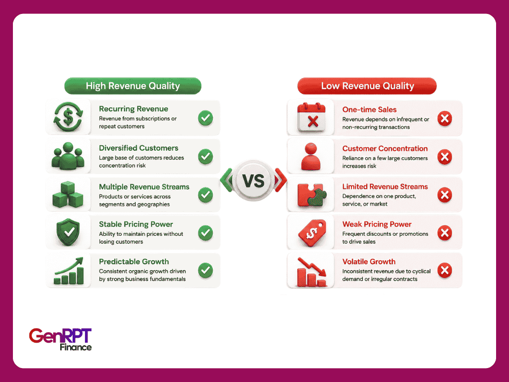 High Quality Revenue vs Low Quality Revenue